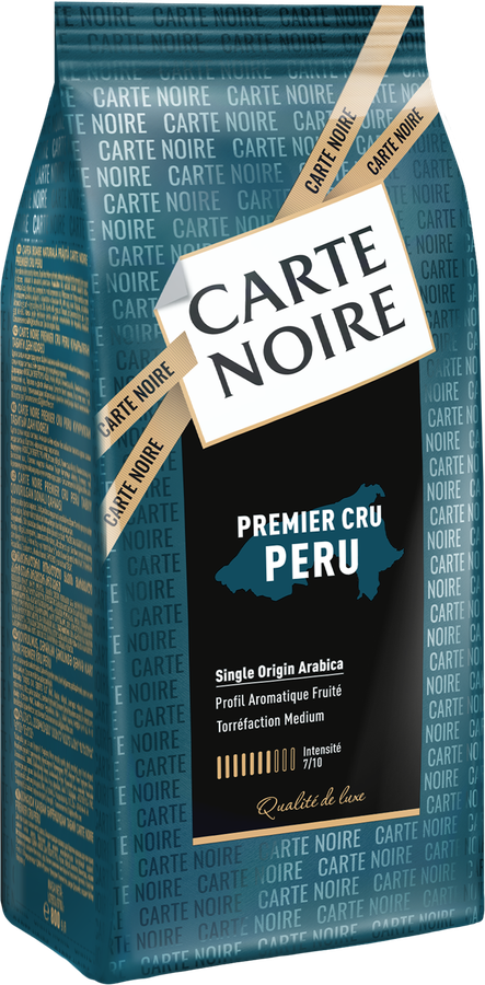 Кофе зерновой CARTE NOIRE Premier Cru Peru натуральный жареный, 800г, превью