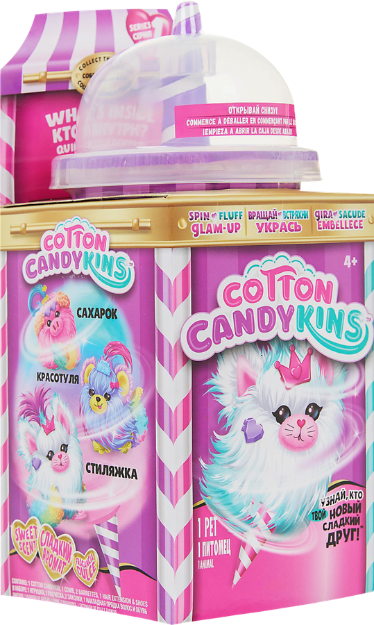 Игрушка мягкая COTTON CANDYKINS из текстиля, с элементами из пластмассы, Арт. 27300, превью