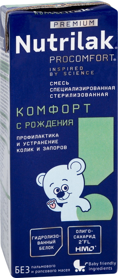 Смесь готовая NUTRILAK Premium Procomfort, с 0 месяцев, 200мл, предпросмотр