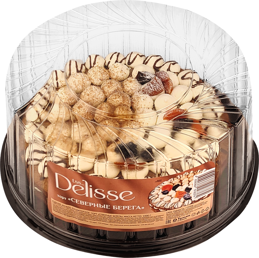 Торт DELISSE Северные берега, 1кг, предпросмотр