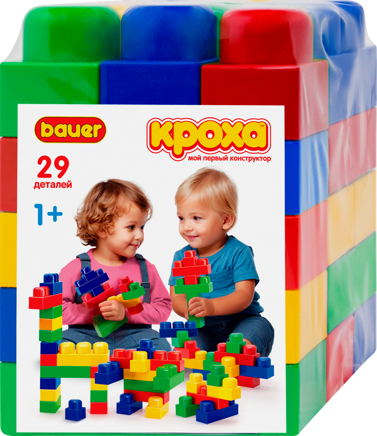 Конструктор BAUER Кроха, 29 деталей, Арт. JRT00102, предпросмотр