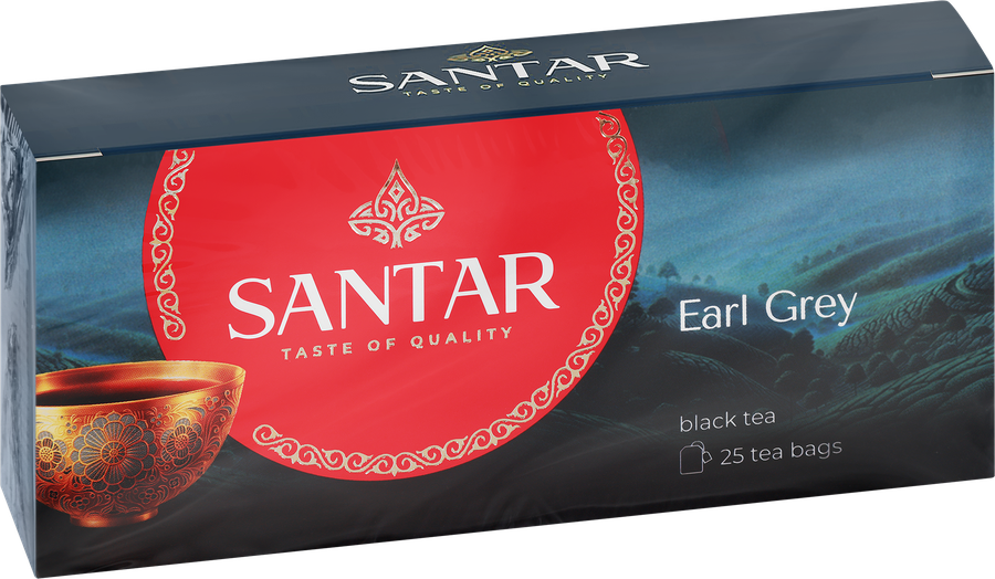 Чай черный SANTAR Earl Grey, 25пак, превью