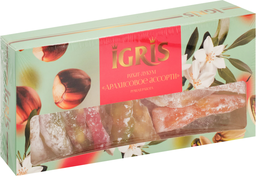 Рахат-лукум IGRIS Арахисовое ассорти, 200г, предпросмотр