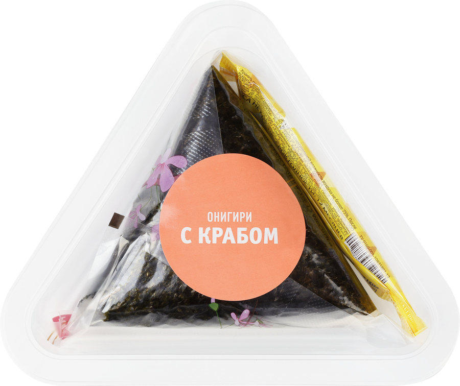 Онигири РЕСТО ШИК с крабовым мясом, 120г, предпросмотр
