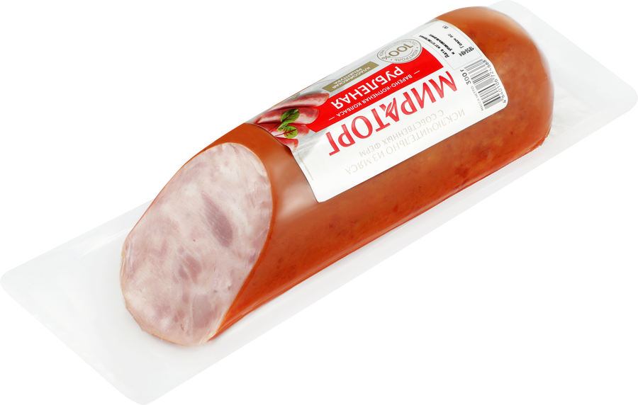 Колбаса копчено-вареная МИРАТОРГ Рубленая, 300г, предпросмотр
