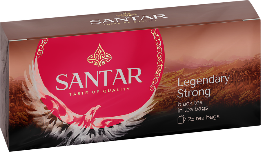Чай черный SANTAR Legendary Strong крепкий, 25пак, предпросмотр