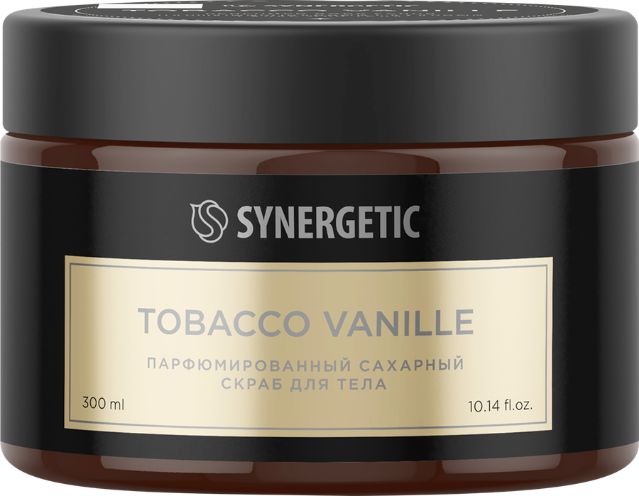 Скраб для тела Synergetic Табак-Ваниль, 300мл, предпросмотр