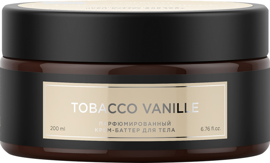 Крем-баттер для тела SYNERGETIC Табак, ваниль, 200мл, предпросмотр