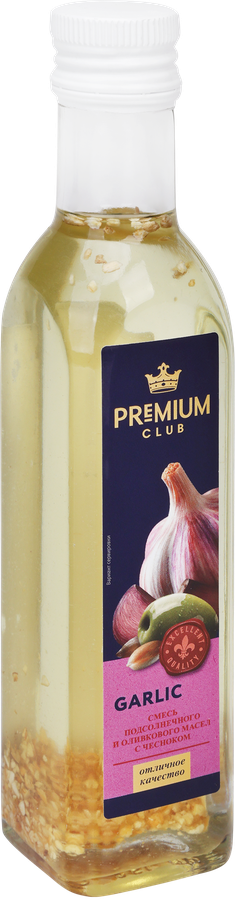 Масло-смесь PREMIUM CLUB оливковое и подсолнечное с чесноком, 250мл, превью