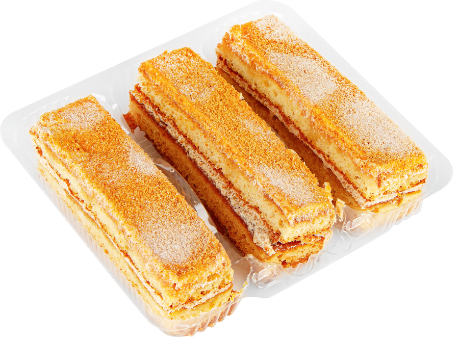 Пирожное DELISSE нарезное со вкусом меда, 216г, превью