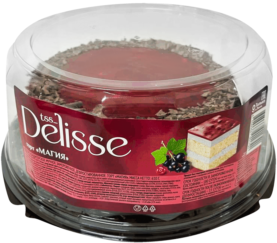 Торт DELISSE Магия, 610г, предпросмотр