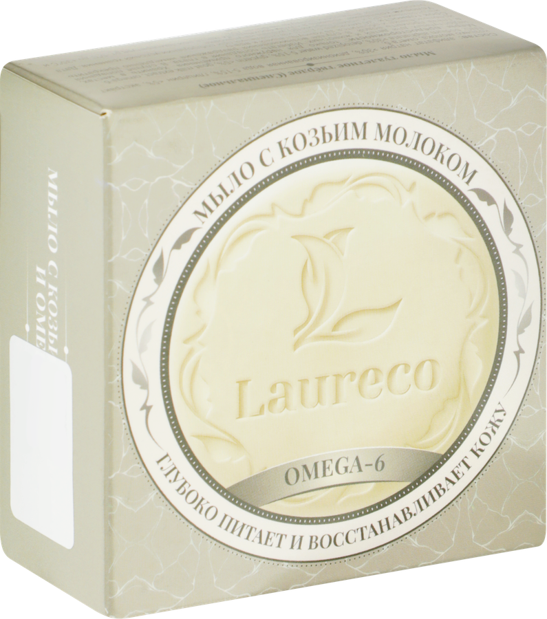 Мыло туалетное LAURECO Премиум с Omega 6 и козьим молоком, 100г, предпросмотр