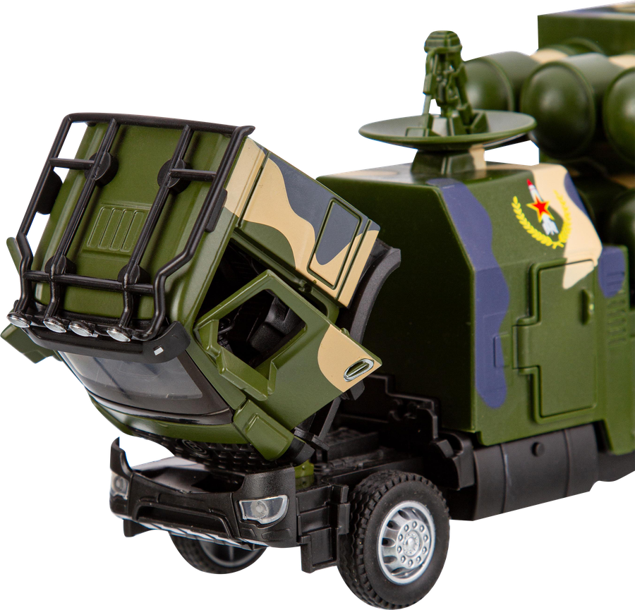 Машинка инерционная BEBOY Военная металлическая, в ассортименте, превью