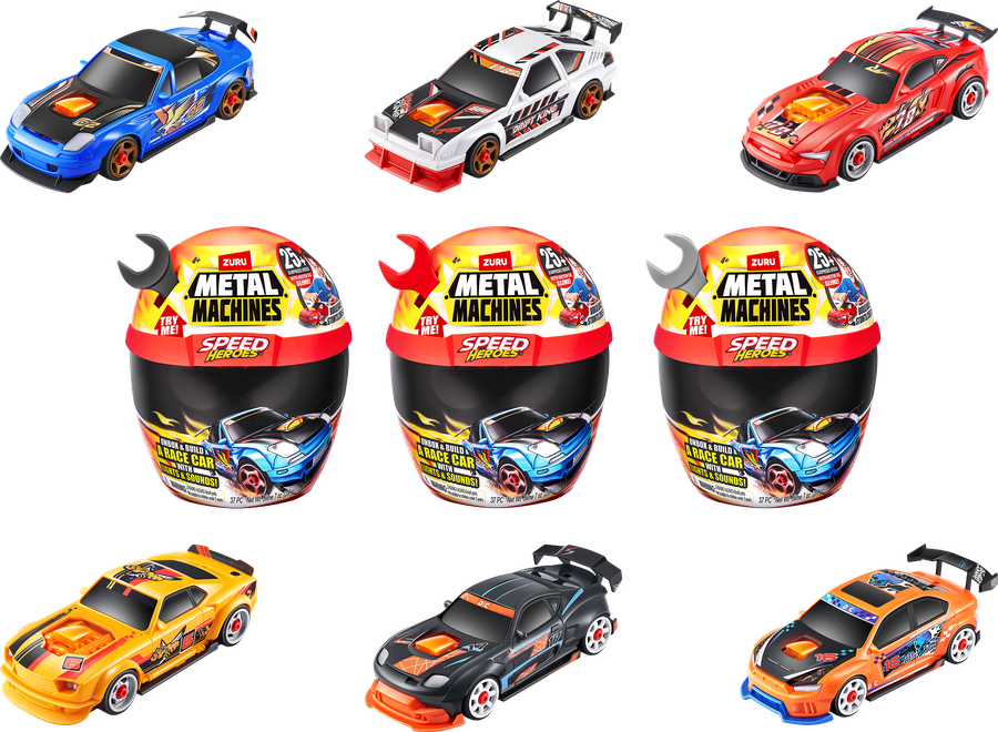 Набор игровой ZURU Metal Machines Герои скорости, предпросмотр
