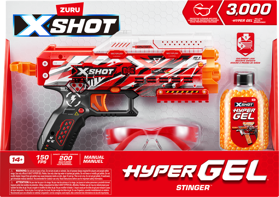 Набор игровой ZURU X-Shot Hypergel Стингер, превью