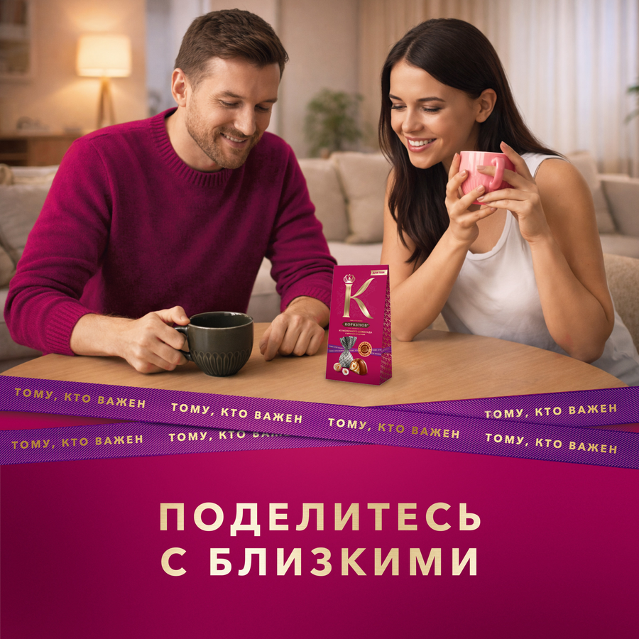 Набор конфет КОРКУНОВ Весна, 64г, превью