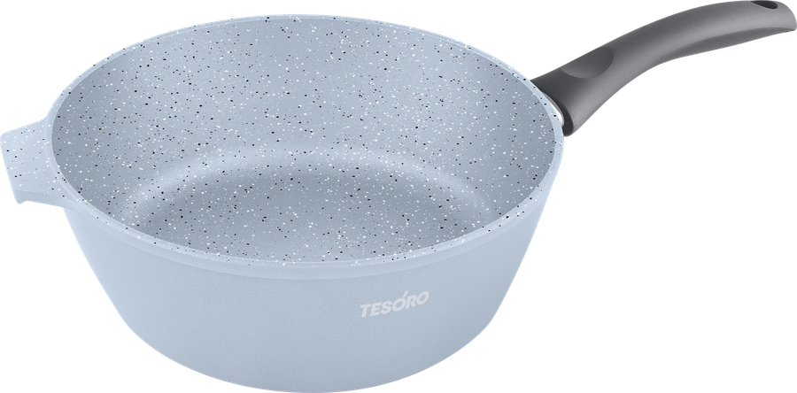 Сотейник TESORO Garda Induction total cyan 26см, высокий, Арт. TGD120126tci, предпросмотр