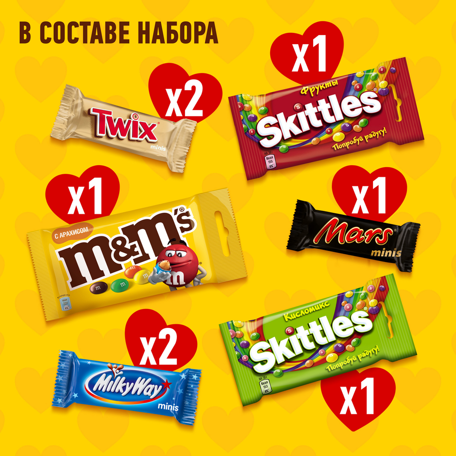 Набор кондитерских изделий M&M'S & FRIENDS Шар Весна, 174г, превью