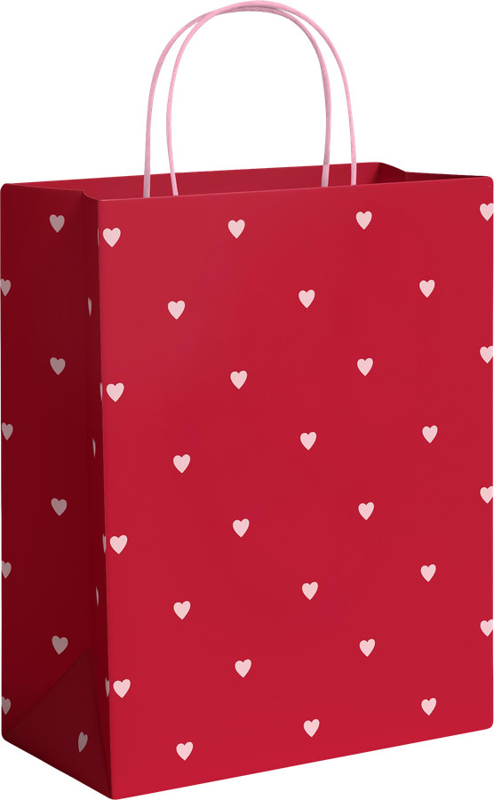 Пакет подарочный CITY HOME TRADE Red Passion 16x18x6см, 1шт, предпросмотр