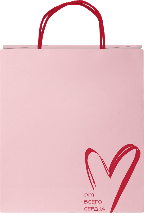 Пакет подарочный CITY HOME TRADE Red Passion 16x18x6см, 1шт, превью