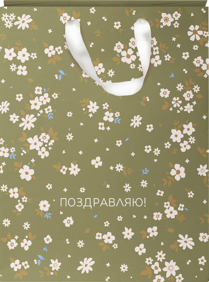 Пакет подарочный CITY HOME TRADE Cherry Lady премиум 31,5х25,5х11см, 1шт, превью