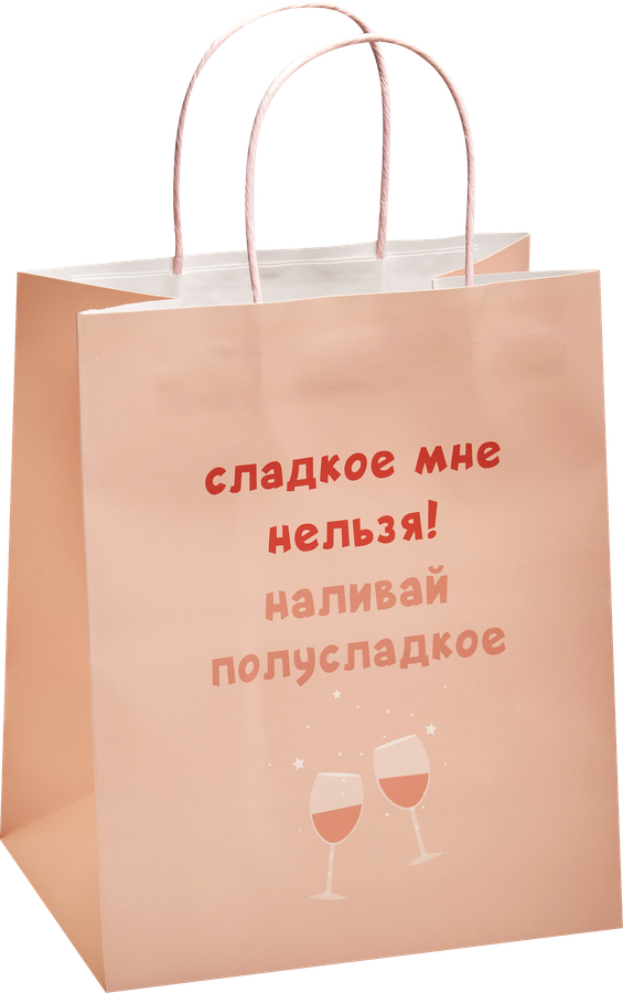 Пакет подарочный CITY HOME TRADE Bestie 24x28x14см, 1шт, превью