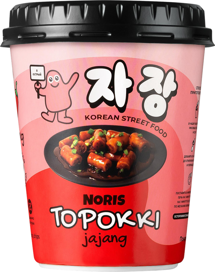 Рисовые палочки NORIS Топокки с соусом джаджанг, 112г, превью