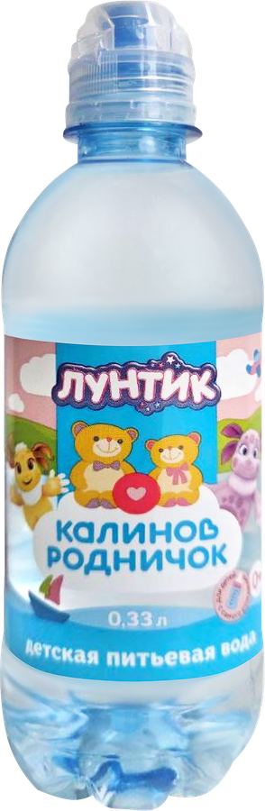 Вода питьевая детская КАЛИНОВ РОДНИЧОК негазированная, с 0 месяцев, 0.33л, превью