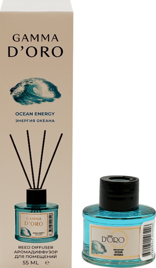 Диффузор GAMMA DORO Энергия океана, Горная Лаванда, Медовая дыня, Арт. 4Н55, 55мл, предпросмотр