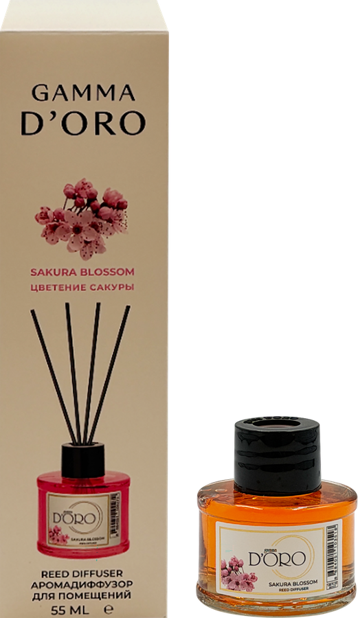 Диффузор GAMMA DORO Love is (жвачка), Цветение сакуры, Итальянский мускат, Арт. 1Н55, 55мл, превью