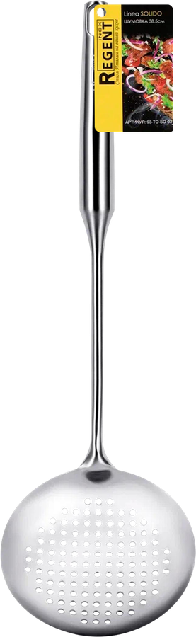 Шумовка REGENT INOX Linea Solido 38,5см, нержавеющая сталь, Арт. 93-TO-SO-03, превью