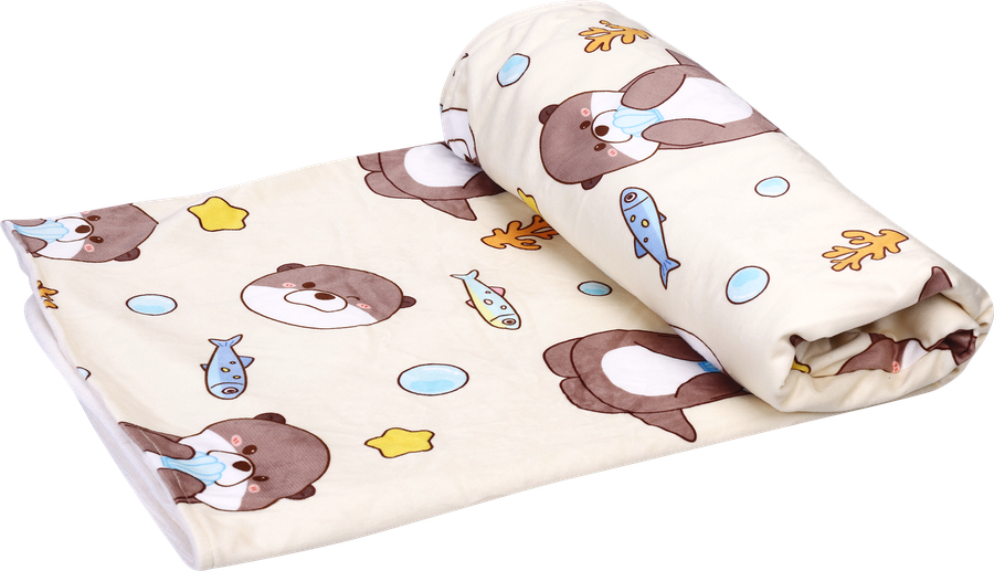 Игрушка BIGGA Животные Выдра/Капибара, с пледом, Арт. 255-227A-40CM, превью