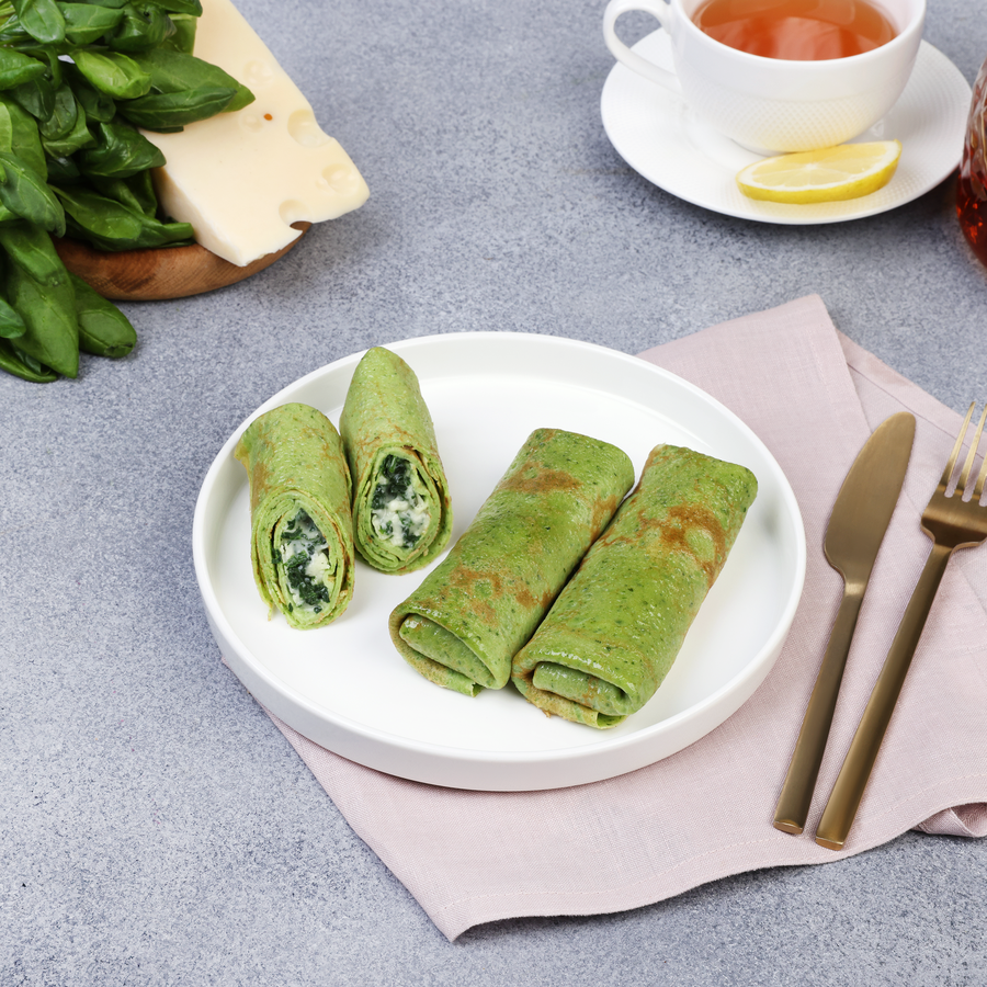 Блины РЕСТО ШИК с сыром и шпинатом, 160г, превью