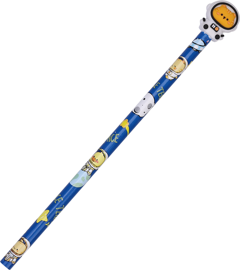 Карандаш КРОК&ДИЛЛИ Пингвин, с ластиком, Арт. COS2-YJ270257888, предпросмотр