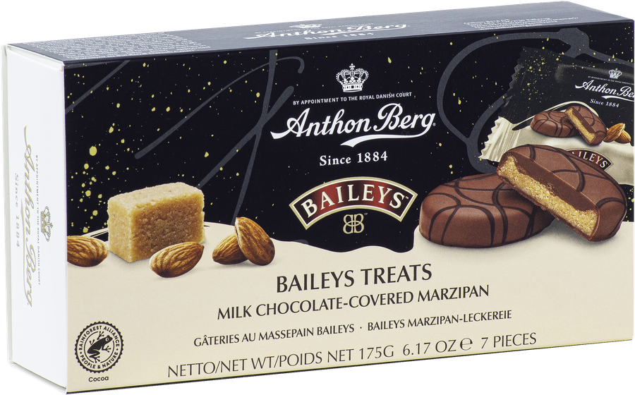 Конфеты шоколадные ANTHON BERG Baileys Treats с марципаном, 175г, предпросмотр