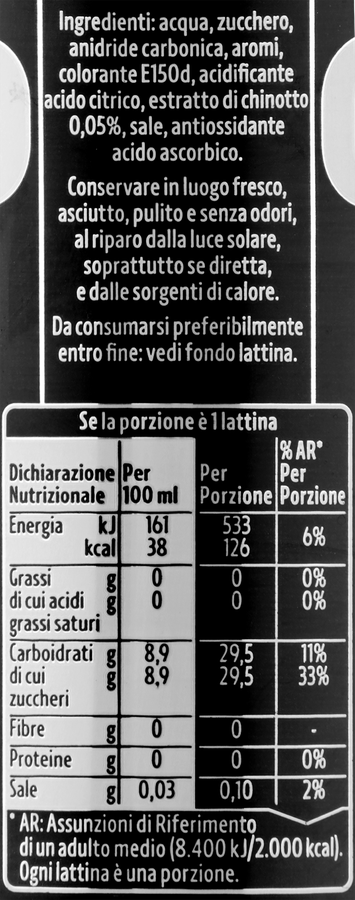 Напиток сокосодержащий AZIANO S. Pellegrino Chinotto со вкусом лимона, 0.33л, предпросмотр