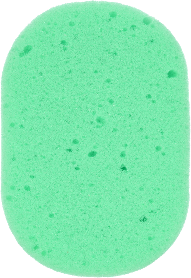 Мочалка БАННЫЕ ШТУЧКИ Soft/hard с массажным слоем, из поролона 14х9,5х5см, предпросмотр