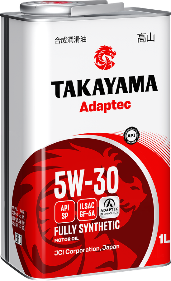 Масло моторное TAKAYAMA Adaptec 5W-30 GF-6A SP, Арт. 6056130, 1л, предпросмотр