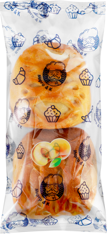 Сдоба Новая с персиковой начинкой, 100г, предпросмотр