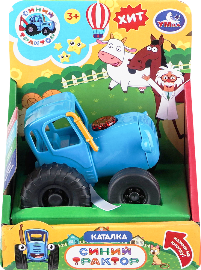 Игрушка УМКА Синий Трактор песни, фразы и звуки, 8см, Арт. 406107, предпросмотр