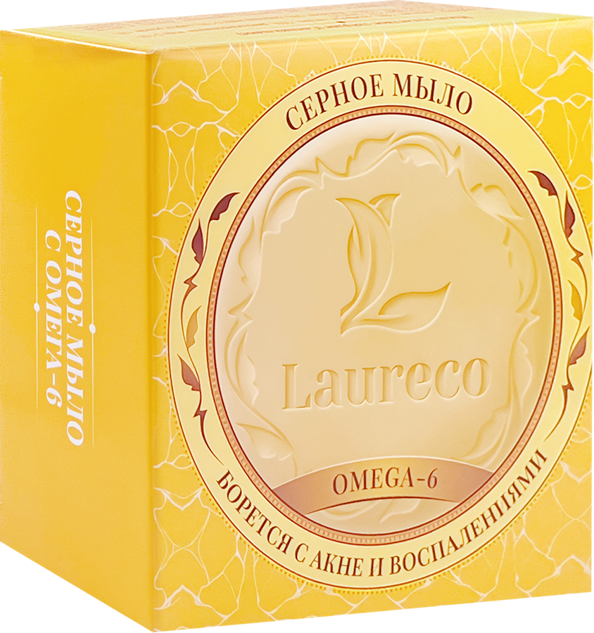 Туалетное мыло LAURECO Премиум с серой, 100г, превью