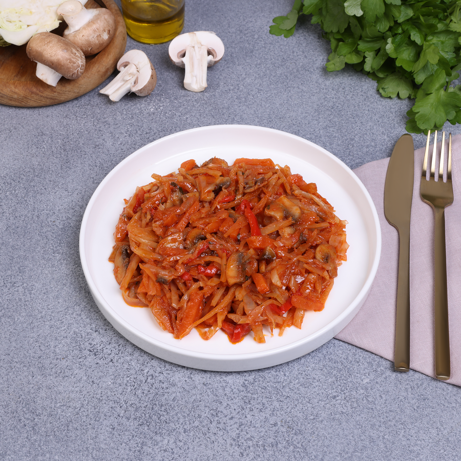 Капуста тушеная РЕСТО ШИК с грибами, 250г, предпросмотр