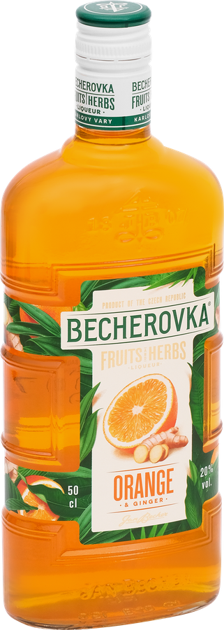 Ликер BECHEROVKA Апельсин и имбирь 20%, десертный, 0.5л, превью
