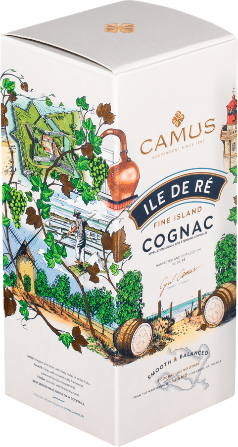 Коньяк CAMUS Иль де Ре Файн Айланд ординарный 3 года 40%, п/у, 0.7л, превью