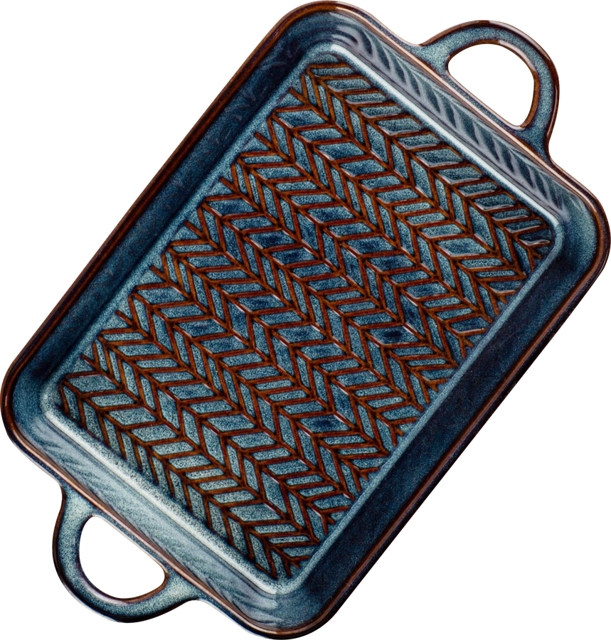Форма для запекания ATTRIBUTE Glaze 32x18,5x4см, прямоугольная, керамика, превью