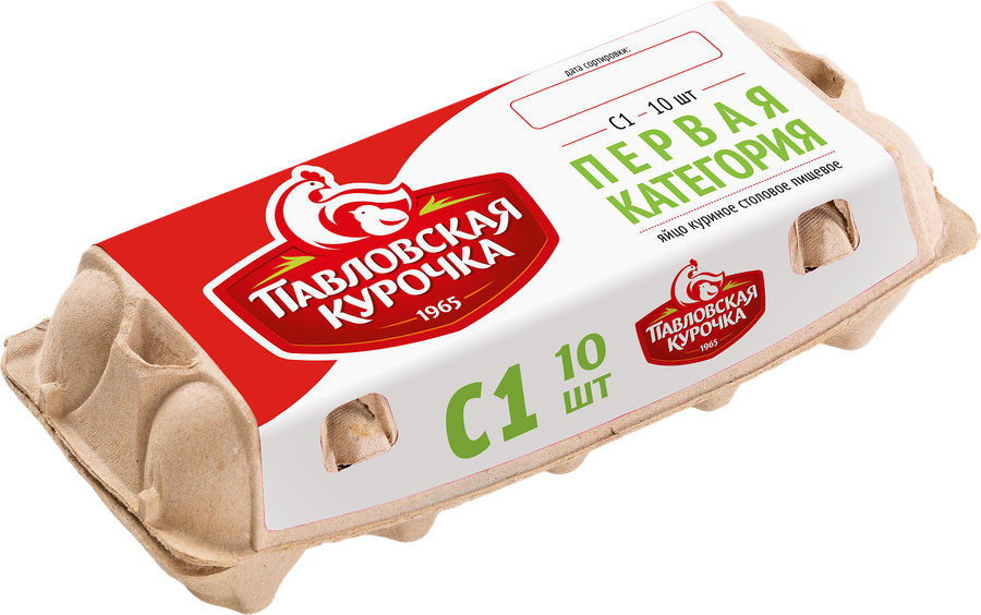 Яйцо куриное ПАВЛОВСКАЯ КУРОЧКА С1, 10шт, предпросмотр