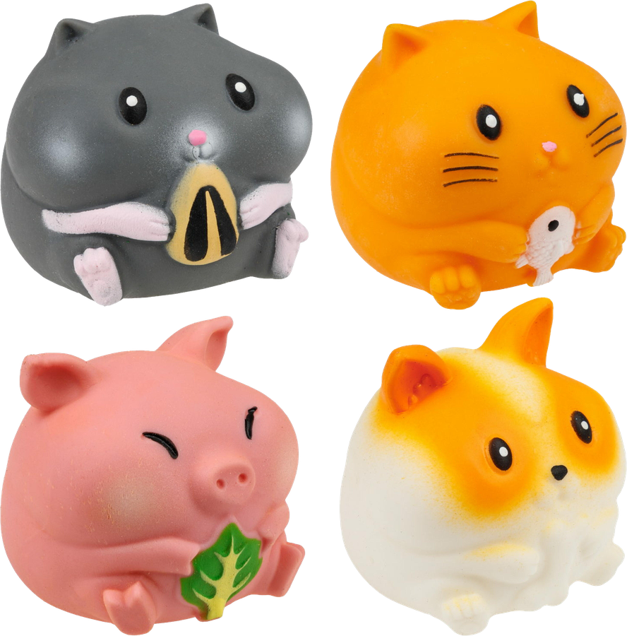 Игрушка 1TOY Крутой замес, звери (свинка, хомяк, собака, кот), Арт. Т26363, превью