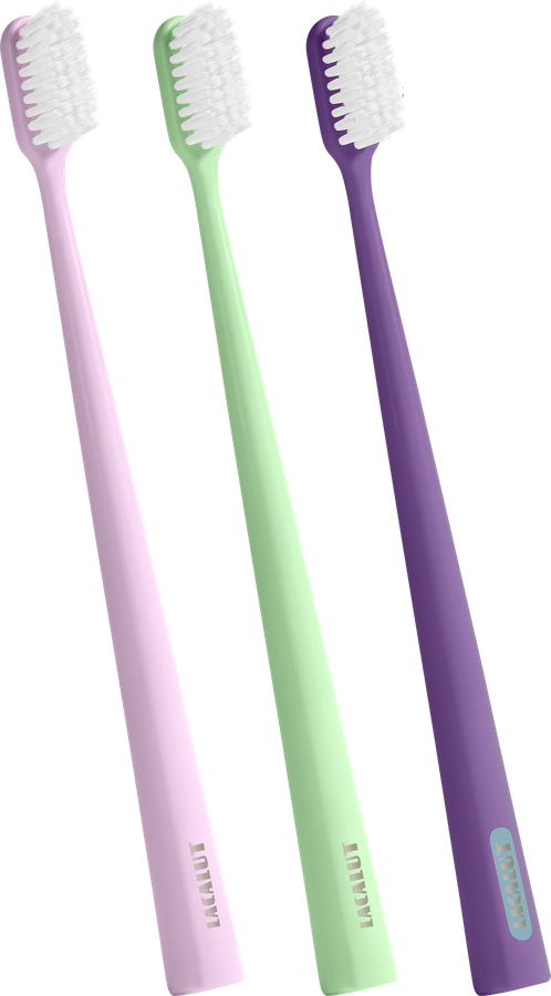Зубная щетка LACALUT Pure, мягкой жесткости, 2+1, 3шт, превью