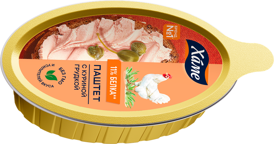 Паштет ХАМЕ с куриной грудкой, 105г, превью