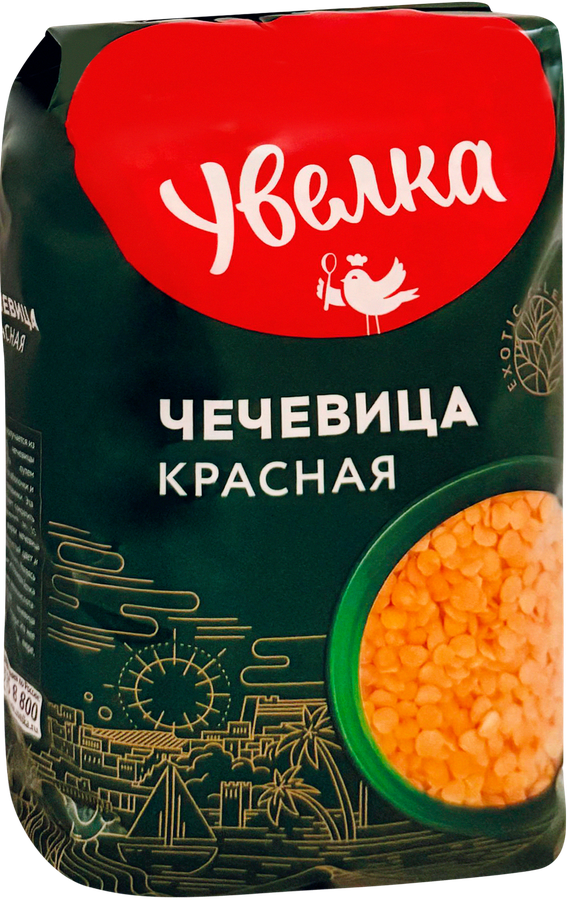 Чечевица красная УВЕЛКА, 450г, предпросмотр